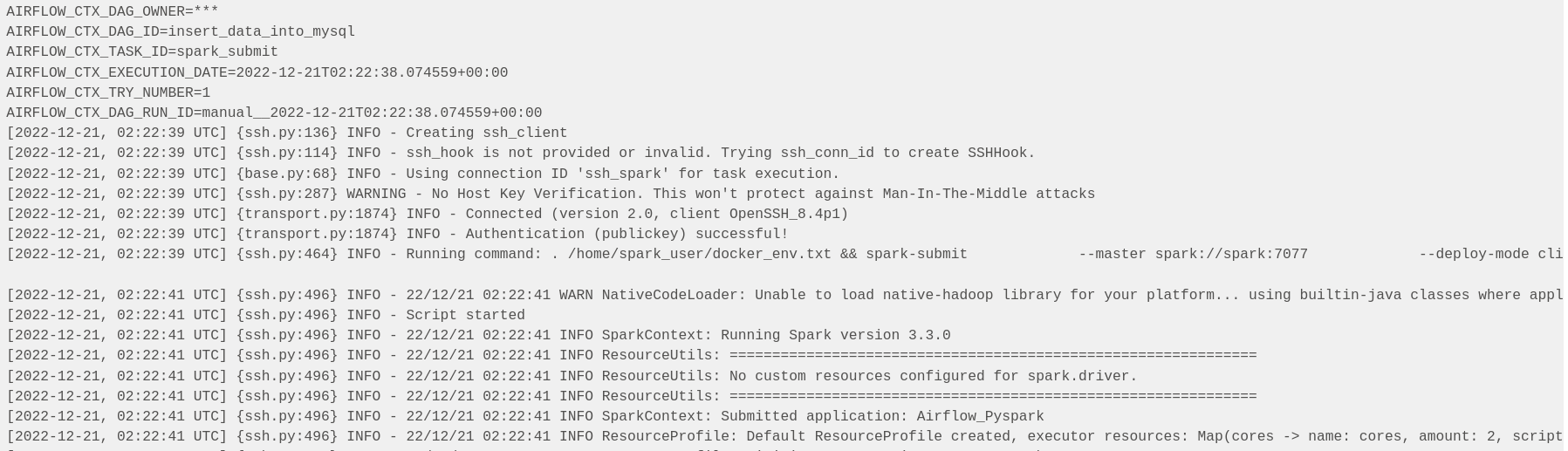 Task2 Successful ssh logs